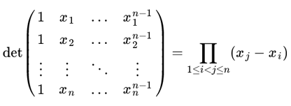 Matrix equation Matrix equation