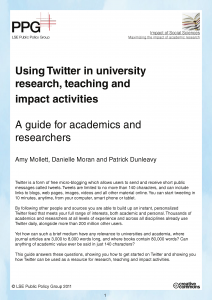 A Guide to Twitter by LSE