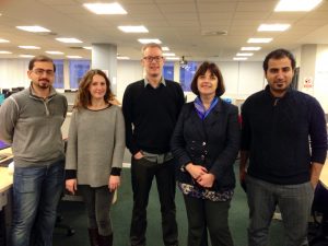 The team after a successful e-assessment session