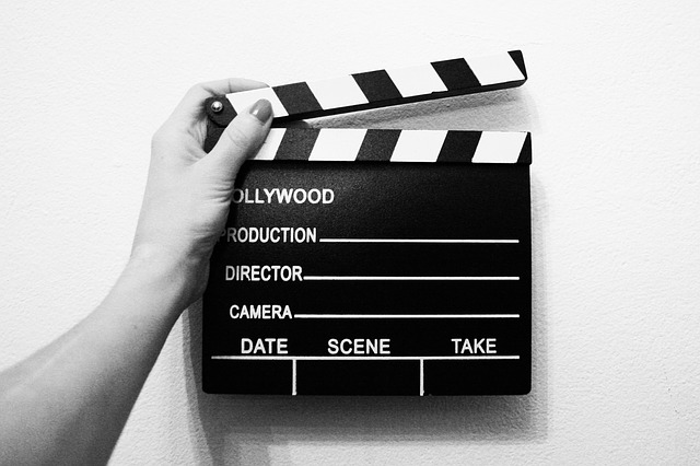 Hollywood clapperboard