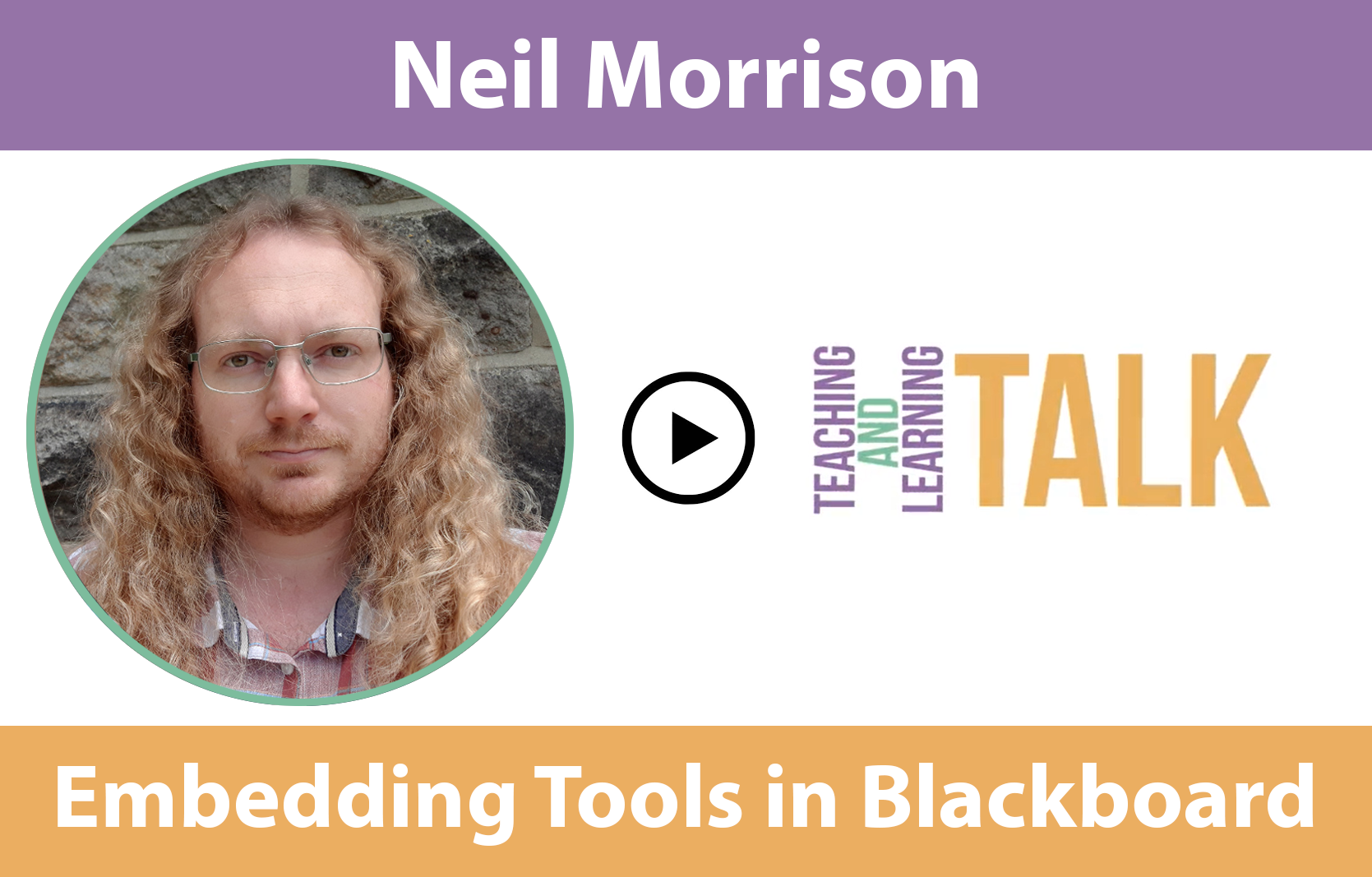 Neil Morrison Embedding Tools in Blackboard
