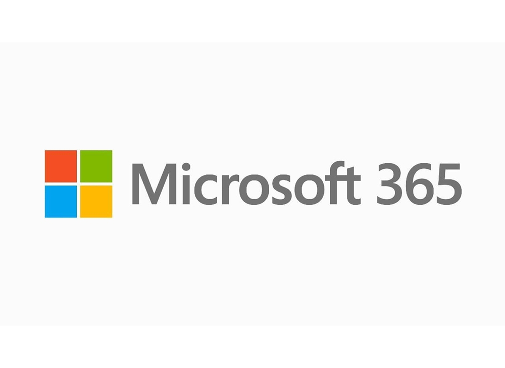 Microsoft 365 logo on a white background