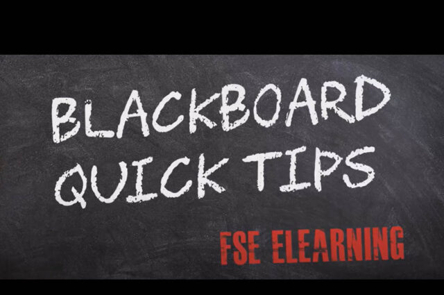 Quick Tips: creating and curating content for your Blackboard course unit