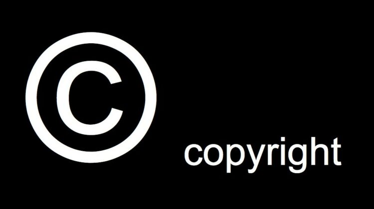 An image displaying the copyright symbol in the top left corner and the text 'copyright' in the bottom right corner.