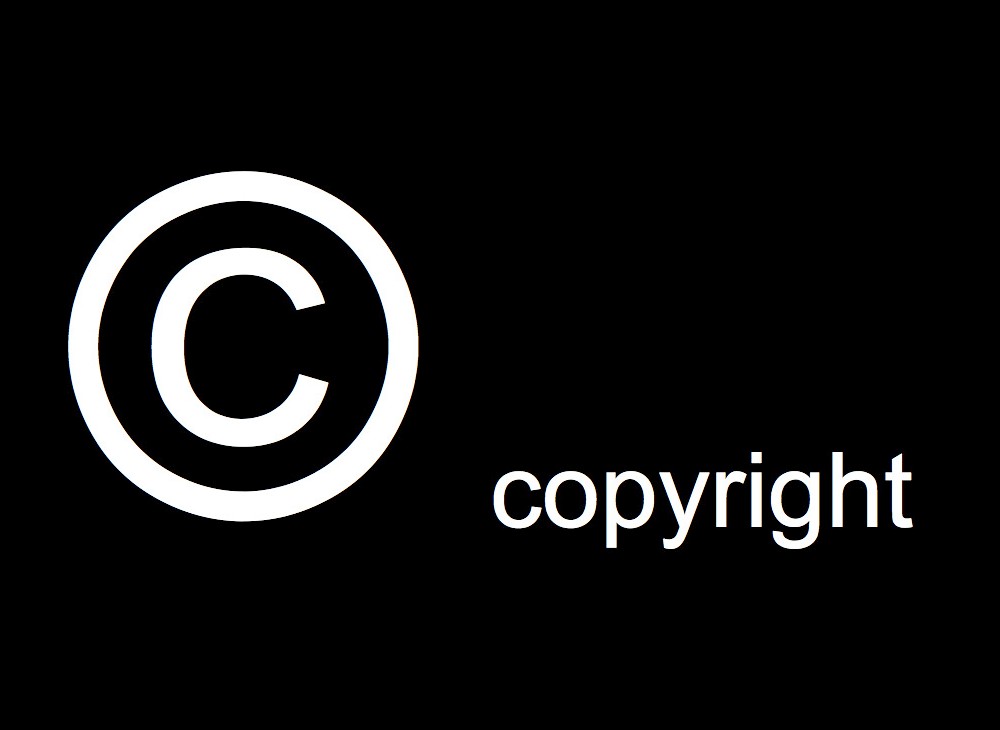 An image displaying the copyright symbol in the top left corner and the text 'copyright' in the bottom right corner.