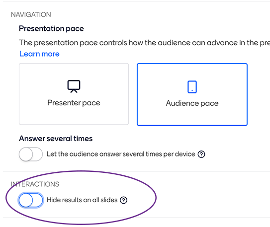 How to enable feedback for your mid semester survey