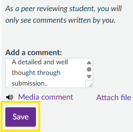 Save button